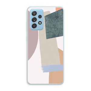 CaseCompany Lindo: Samsung Galaxy A73 Transparant Hoesje