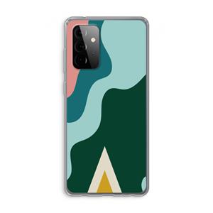 CaseCompany Noor B: Samsung Galaxy A72 Transparant Hoesje