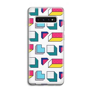 CaseCompany 8-bit N°7: Samsung Galaxy S10 4G Transparant Hoesje