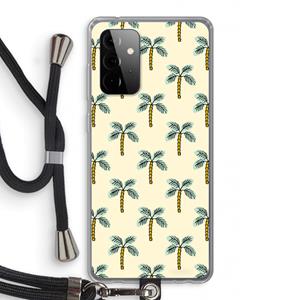 CaseCompany Paradise: Samsung Galaxy A72 5G Transparant Hoesje met koord