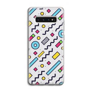 CaseCompany 8-bit N°8: Samsung Galaxy S10 4G Transparant Hoesje
