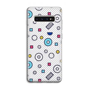 CaseCompany 8-bit N°9: Samsung Galaxy S10 4G Transparant Hoesje