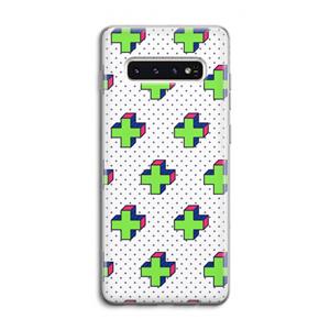 CaseCompany 8-bit N°10: Samsung Galaxy S10 4G Transparant Hoesje