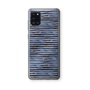 CaseCompany Verrassende lijnen: Samsung Galaxy A31 Transparant Hoesje