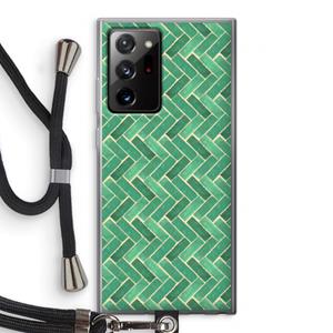 CaseCompany Moroccan tiles 2: Samsung Galaxy Note 20 Ultra / Note 20 Ultra 5G Transparant Hoesje met koord