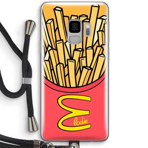 CaseCompany McElodie: Samsung Galaxy S9 Transparant Hoesje met koord