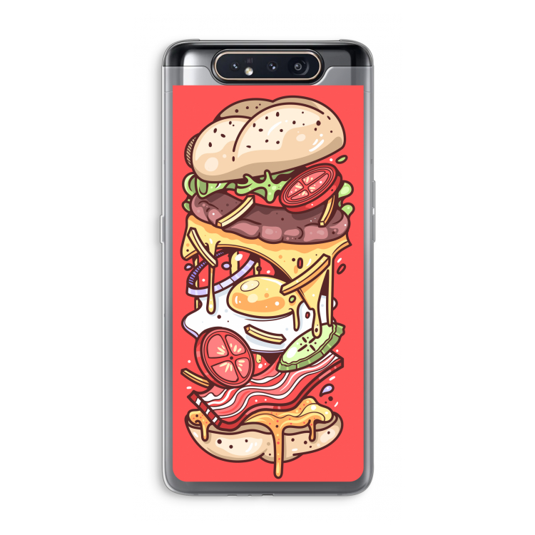 CaseCompany Diet Coke Please: Samsung Galaxy A80 Transparant Hoesje