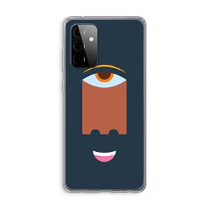 CaseCompany Mono M: Samsung Galaxy A72 Transparant Hoesje