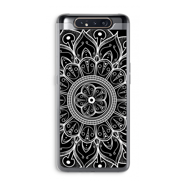 CaseCompany Roses Are Red: Samsung Galaxy A80 Transparant Hoesje