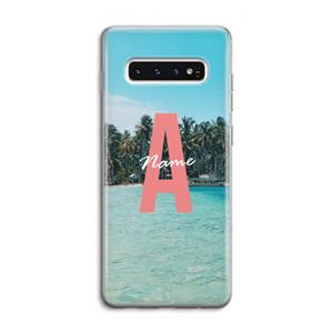 CaseCompany Pacific Dream: Samsung Galaxy S10 4G Transparant Hoesje