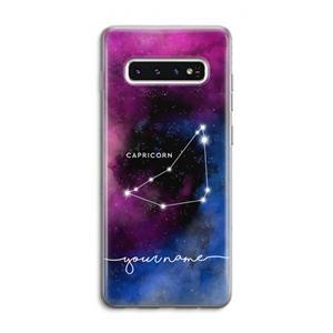CaseCompany Sterrenbeeld - Donker: Samsung Galaxy S10 4G Transparant Hoesje