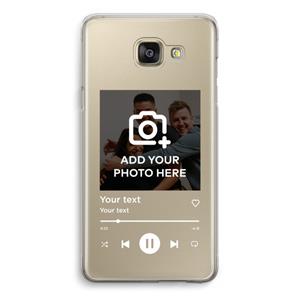 CaseCompany Music Player: Samsung Galaxy A5 (2016) Transparant Hoesje