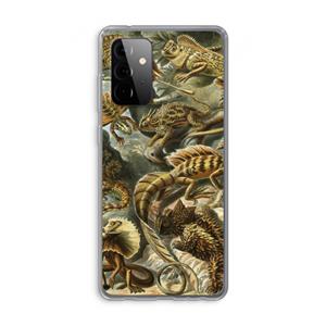 CaseCompany Haeckel Lacertilia: Samsung Galaxy A72 Transparant Hoesje