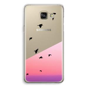CaseCompany Fly away: Samsung Galaxy A5 (2016) Transparant Hoesje