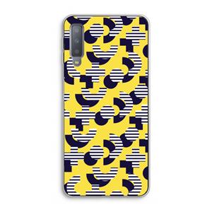 CaseCompany 8-bit N°3: Samsung Galaxy A7 (2018) Transparant Hoesje