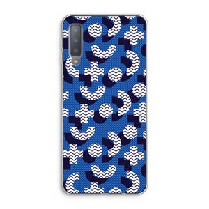 CaseCompany 8-bit N°5: Samsung Galaxy A7 (2018) Transparant Hoesje