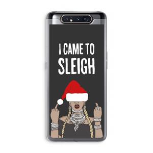 CaseCompany Came To Sleigh: Samsung Galaxy A80 Transparant Hoesje