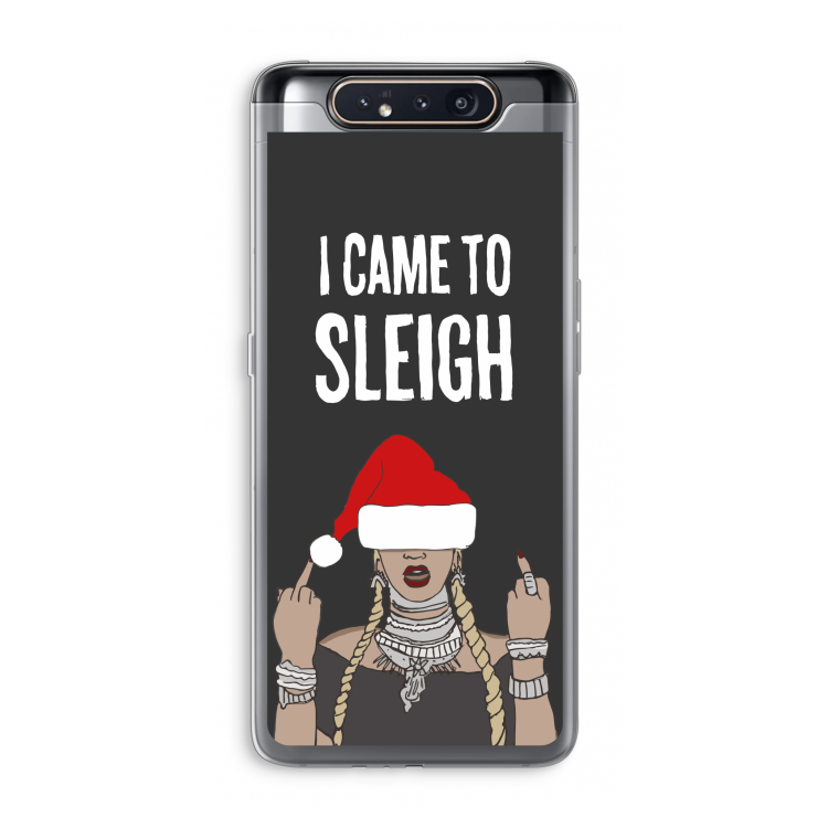 CaseCompany Came To Sleigh: Samsung Galaxy A80 Transparant Hoesje