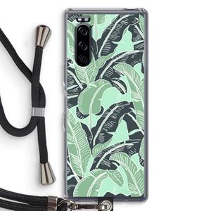 CaseCompany This Sh*t Is Bananas: Sony Xperia 5 Transparant Hoesje met koord