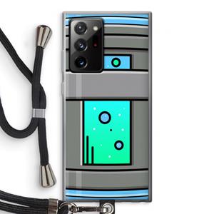 CaseCompany Chug Bottle: Samsung Galaxy Note 20 Ultra / Note 20 Ultra 5G Transparant Hoesje met koord