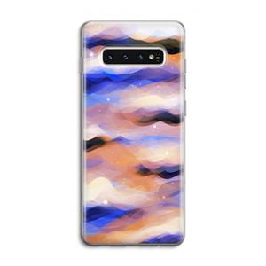 CaseCompany Donkere Wolken: Samsung Galaxy S10 4G Transparant Hoesje