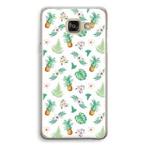 CaseCompany Ananas bladeren: Samsung Galaxy A5 (2016) Transparant Hoesje