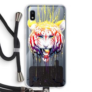 CaseCompany Fading: Samsung Galaxy A10 Transparant Hoesje met koord