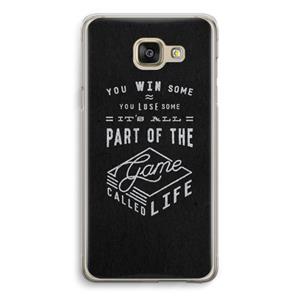CaseCompany Life: Samsung Galaxy A5 (2016) Transparant Hoesje