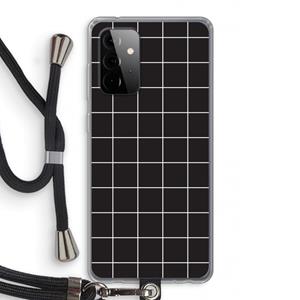 CaseCompany Rooster 2: Samsung Galaxy A72 5G Transparant Hoesje met koord