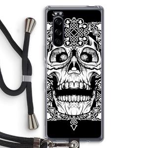 CaseCompany Seek & Destroy: Sony Xperia 5 Transparant Hoesje met koord