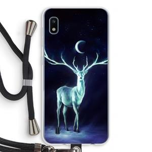CaseCompany Nightbringer: Samsung Galaxy A10 Transparant Hoesje met koord