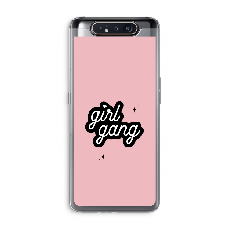 CaseCompany Girl Gang: Samsung Galaxy A80 Transparant Hoesje