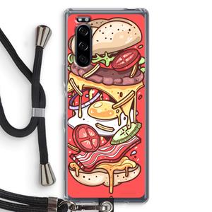 CaseCompany Diet Coke Please: Sony Xperia 5 Transparant Hoesje met koord