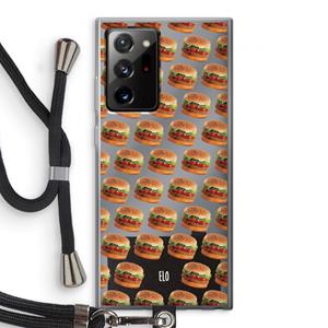 CaseCompany Giants: Samsung Galaxy Note 20 Ultra / Note 20 Ultra 5G Transparant Hoesje met koord