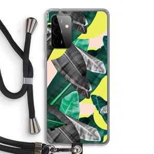 CaseCompany Fantasie jungle: Samsung Galaxy A72 5G Transparant Hoesje met koord