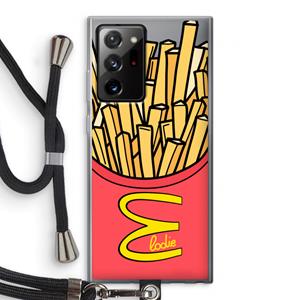 CaseCompany McElodie: Samsung Galaxy Note 20 Ultra / Note 20 Ultra 5G Transparant Hoesje met koord