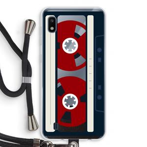 CaseCompany Here's your tape: Samsung Galaxy A10 Transparant Hoesje met koord
