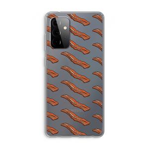 CaseCompany Bacon to my eggs #2: Samsung Galaxy A72 Transparant Hoesje