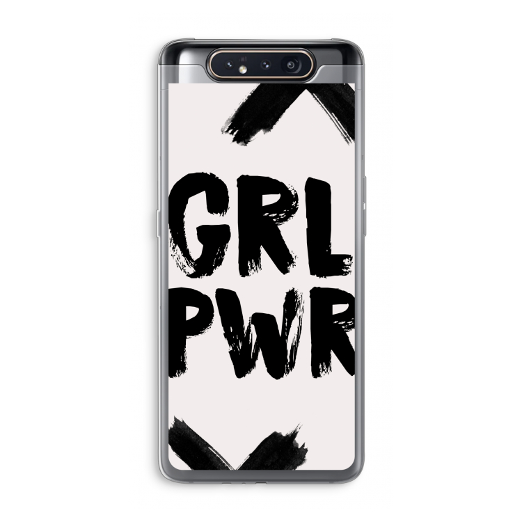 CaseCompany Girl Power #2: Samsung Galaxy A80 Transparant Hoesje