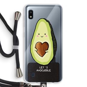CaseCompany Avocuddle: Samsung Galaxy A10 Transparant Hoesje met koord