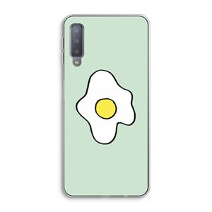 CaseCompany Spiegelei: Samsung Galaxy A7 (2018) Transparant Hoesje