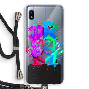CaseCompany Dream: Samsung Galaxy A10 Transparant Hoesje met koord