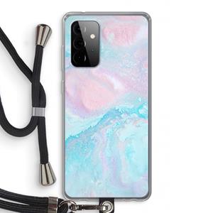 CaseCompany Fantasie pastel: Samsung Galaxy A72 5G Transparant Hoesje met koord
