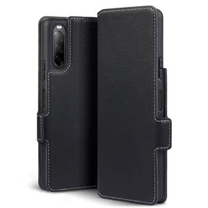 slim wallet hoes - Sony Xperia 10 II - Zwart