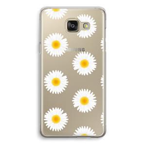 CaseCompany Margrietjes: Samsung Galaxy A5 (2016) Transparant Hoesje