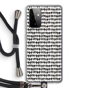 CaseCompany Crazy shapes: Samsung Galaxy A72 5G Transparant Hoesje met koord