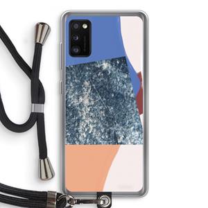 CaseCompany Billy: Samsung Galaxy A41 Transparant Hoesje met koord
