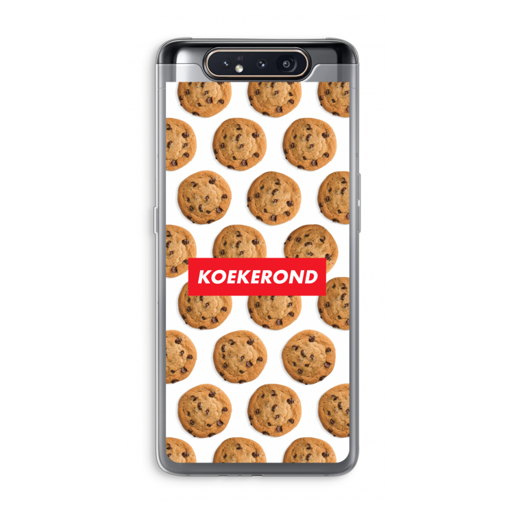 CaseCompany Koekerond: Samsung Galaxy A80 Transparant Hoesje