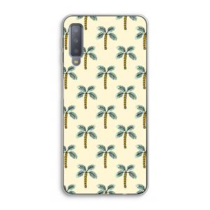 CaseCompany Paradise: Samsung Galaxy A7 (2018) Transparant Hoesje