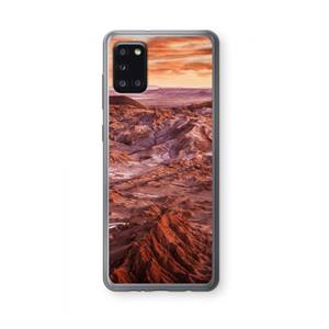 CaseCompany Mars: Samsung Galaxy A31 Transparant Hoesje